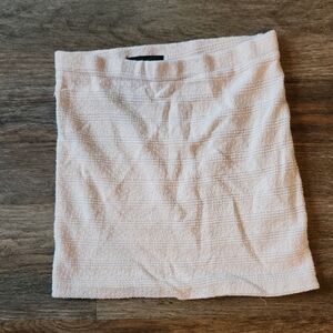 Monrow Off-White Knit mini Shirt Cotton Poly Blend  Size XS